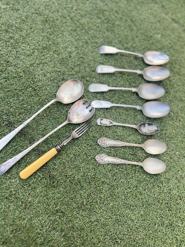 Vintage mixed silver plated - vintage,
