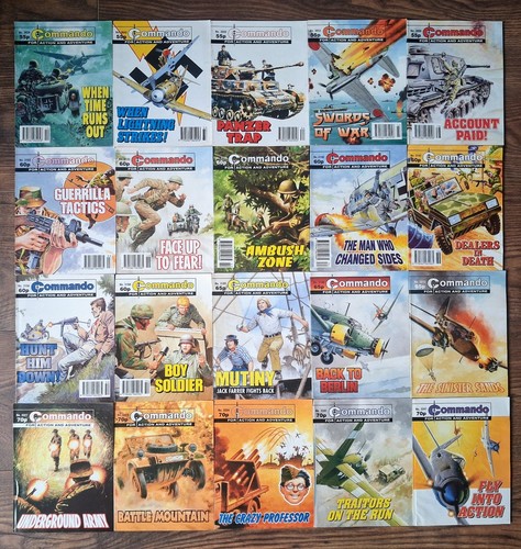 Commando comics job lot - commando,