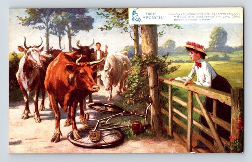 Comic postcard from punch - postcard,