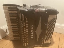 Piano Accordion Used with Case Accordion for Adults
