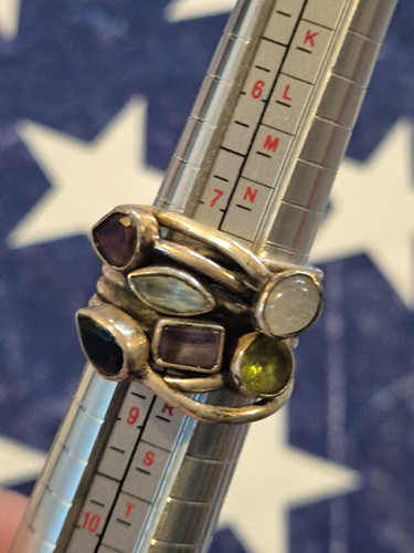 Multi stone silver heavyweight - multi,