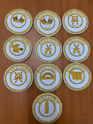 Masonic craft apron badges - masonic,