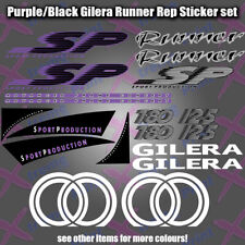 Gilera Runner SP Stickers Decals, Purple & Black model  AUTOCOLLANT ETICHETTA 
