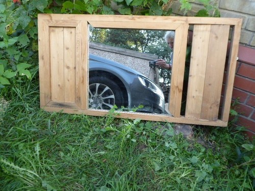 Vintage mirror long with - ,