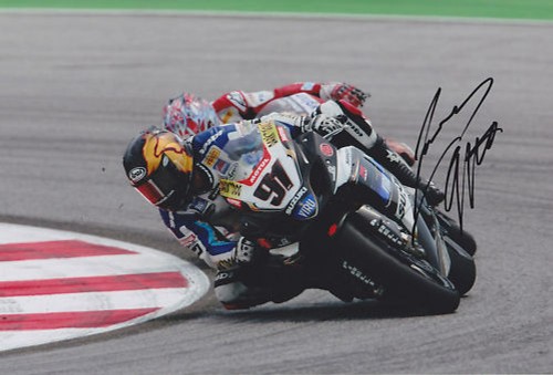 Leon haslam suzuki signed - leon,