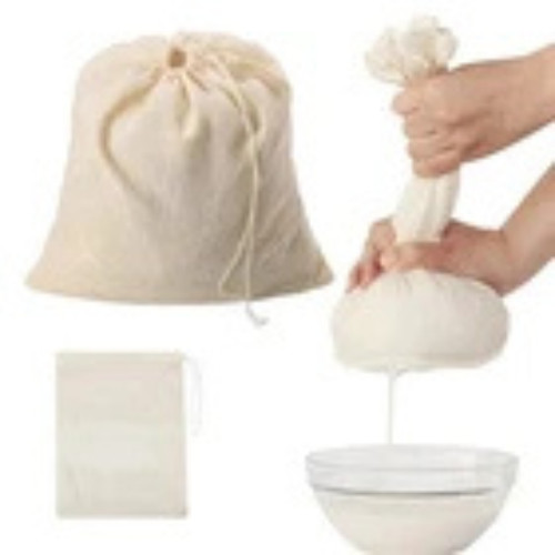 Reuseable muslin straining - muslin,