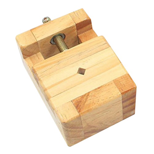 Seal carving wooden vise bed - seal,