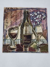 Vintage Bar Scene Wall Hanging