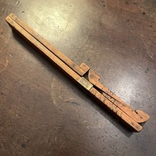 Antique Boxwood Foot Measure. E Penton & Son London. Treen