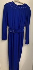 Womans Blue Parigi Long Dress