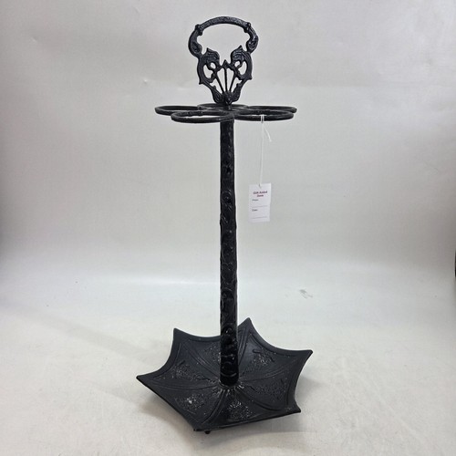 Vintage cast iron umbrella - iron,