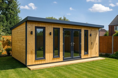 20x10 summerhouse upvc - 20x10, doors