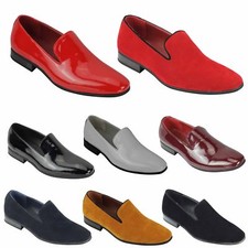 Mens Suede & Shiny Patent