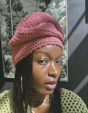 Slouch Beanie Hat Brown