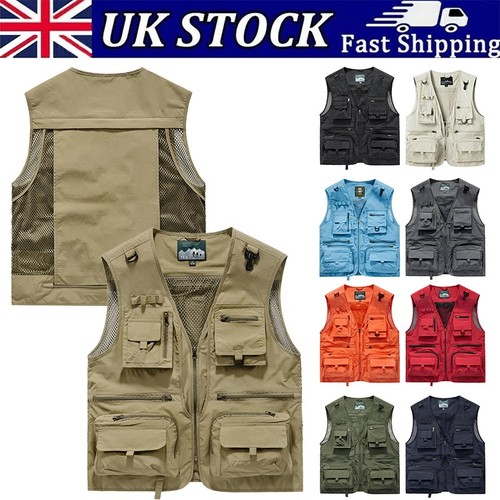 Men fishing vest body warmer - men,