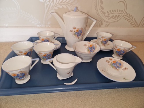 Rare shelley art deco style - art,