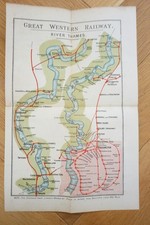 1909 GWR River Thames Original