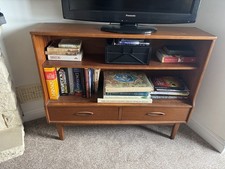Jentique Vintage Mid Century Bookcase CaseTeak