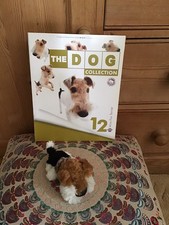 Eaglemoss Artlist Dog Collection Wire Fox Terrier Puppy Plush Toy & 12 Magazine