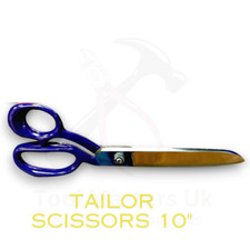 Tailor Scissors Upholstery Dressmaking Fabric Heavy Duty Shears 10 Inches S.S