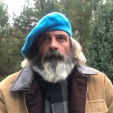 Sky Blue Alpaca Wool Bonnet