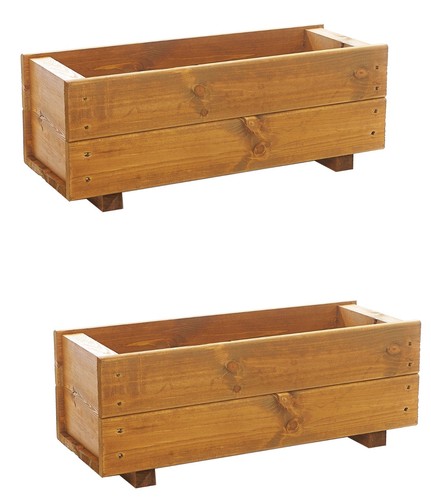 Garden wooden planters - garden,