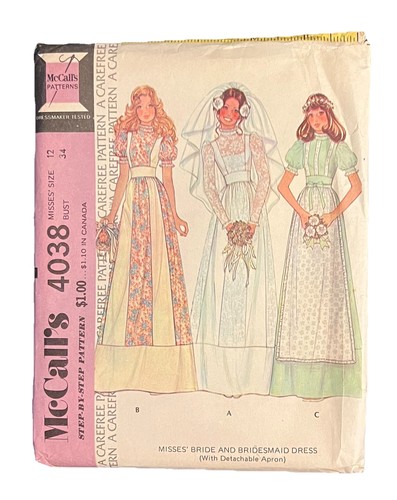 Vtg 70s mccall 4038 uncut - vtg,