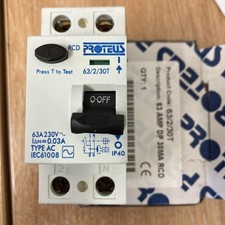 Proteus 63 Amp 30mA RCD
