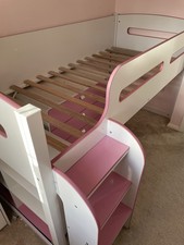 Pink Cabin Bed With Storage