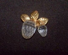 Genuine Swarovski  Strawberry Brooch