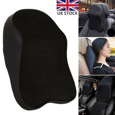 Car Seat Headrest Pillow Soft Memory Foam Breathable Neck Support Cushion Pad UK