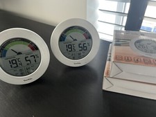 Digital Room Thermometer Hygrometer Monitor & Humidity Meter  (NEW) RRP 15 Each