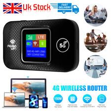 5G Unlocked LTE LCD Portable Mobile Broadband Wireless WiFi Router MiFi hotspot~