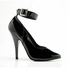 Sexy 5" Black Heels Ankle