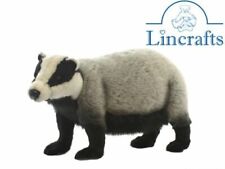 Hansa Badger Standing 5575 Plush Soft Toy Sold by Lincrafts UK Est 1993