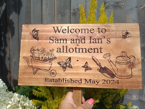 Large personalised garden - large,