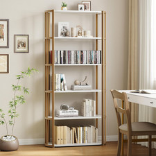 Elegant 71" Marble Bookshelf -