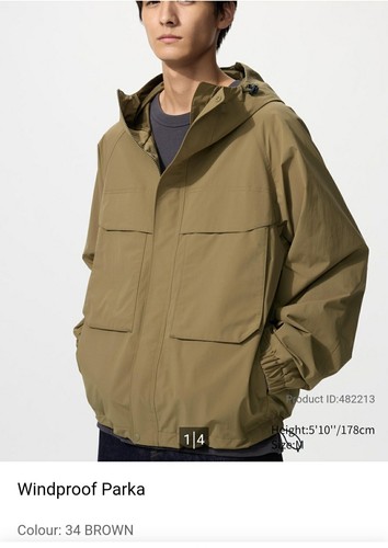 Bnwt uniqlo men - uniqlo, windproof
