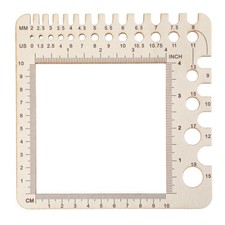 Knitting Crochet Gauge Ruler