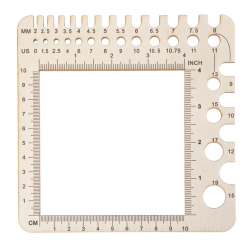 Knitting crochet gauge - gauge, ruler