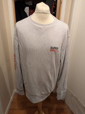 Superdry Sportswear Logo Loose Crew Sweatshirt Mens XL In Good Condition