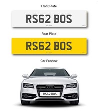 Audi RS6 Private Reg RS62 BOS 