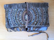 Beaded satin evening gorgeous