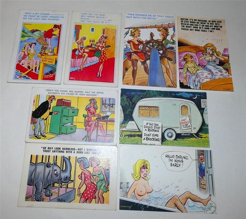 Vintage seaside humour saucy - vintage,