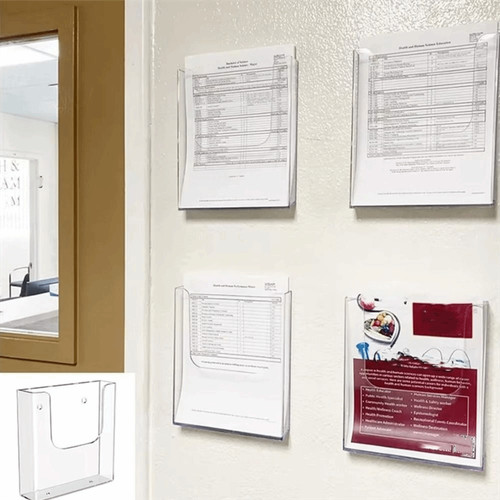 Clear acrylic document holder - clear,