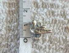 925 Sterling Silver Duck Charm