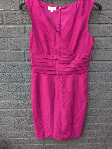 Kaliko pink sheath dress knee - pink,