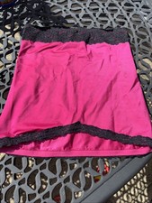 Triumph Shapewear Pink Black Skirt Size 18 Never Worn No Tags New Excellent