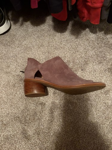 Sofft taupe suede peep toe - suede,