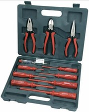 11PC Electricians Screwdriver Set Tool Electrical Fully Insulated + Case 81038C